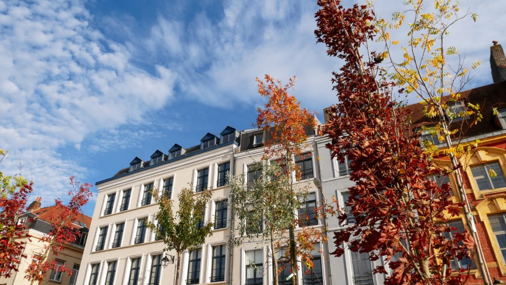 Façade de maisons